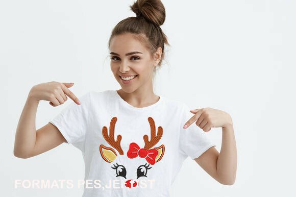 Christmas Deer Face Embroidery Review