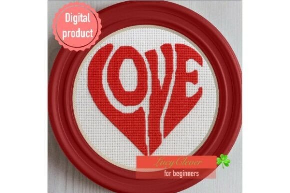 Coral Love Cross Stitch Pattern PDF Review
