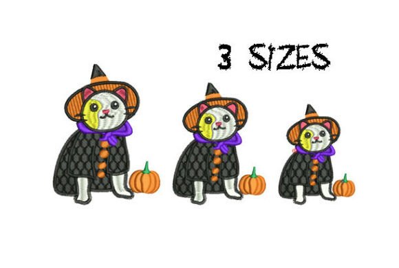 Cute Cat Halloween Embroidery Review