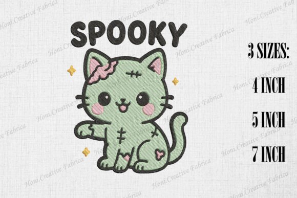 Cute Zombie Cat Spooky Halloween Review