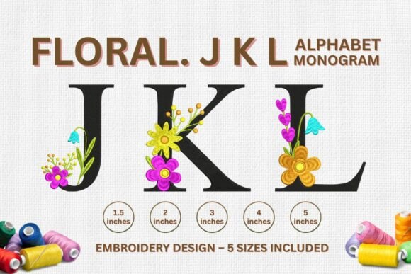 Floral Monogram Alphabet Embroidery Review