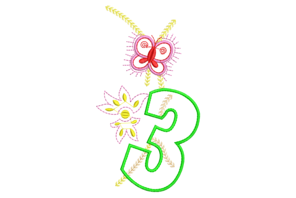 Floral Number 3 Embroidery Design Review