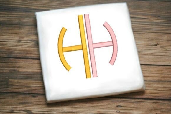 Geometric Split Letter Monogram H Review