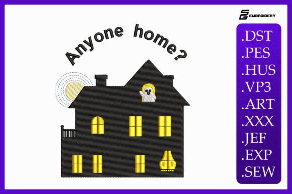 Halloween Haunted House Embroidery Review