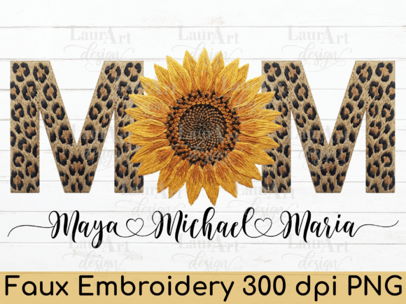 MOM Leopard Sunflower Faux Embroidery Review