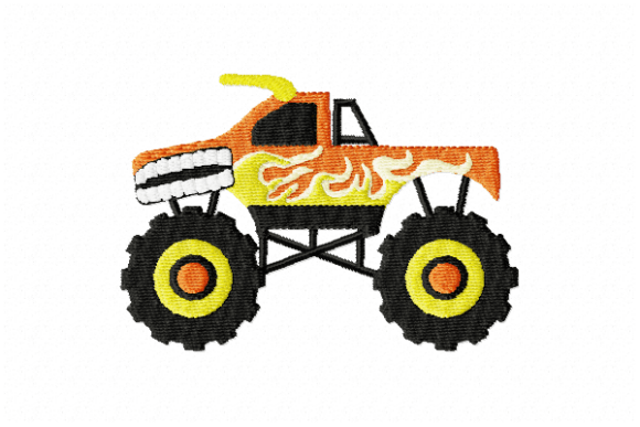 Monster Truck Embroidery Review
