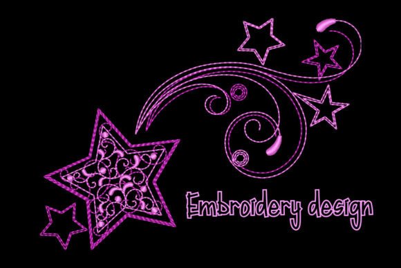 Shooting Stars Swirl Trails Filigree Review