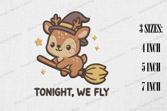 Tonight We Fly Cute Deer Embroidery Review