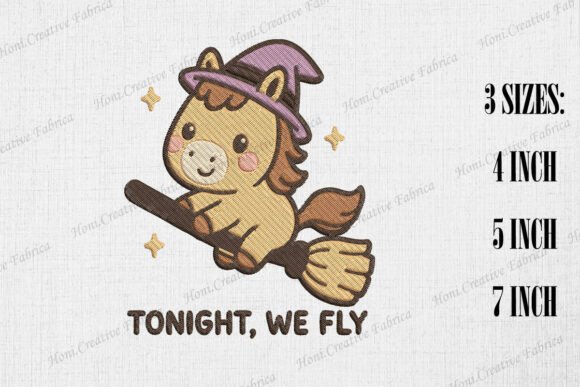 Tonight We Fly Cute Horse Embroidery Review